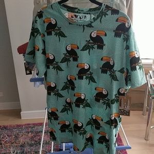 NWT KNICKER BOCKER vintage pelican t-shirt L